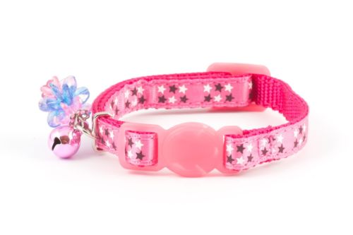 Ancol Safety Buckle Kitten Collar Luxury Jewel Pink
