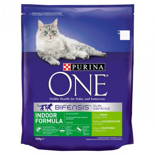 Purina One Indoor Rich In Turkey & Whole Grains 800gms