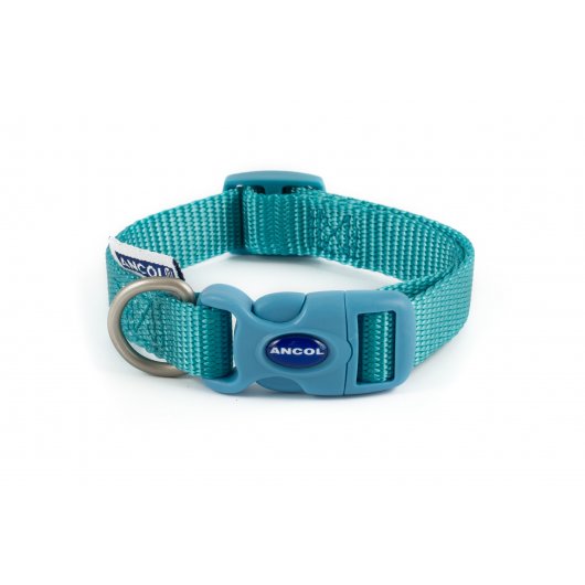 Heritage Nylon Adjustable Collar Teal  3 sizes available