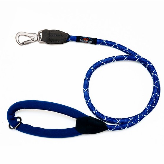 Long Paws Comfort Collection Rope Lead Navy 2 sizes available